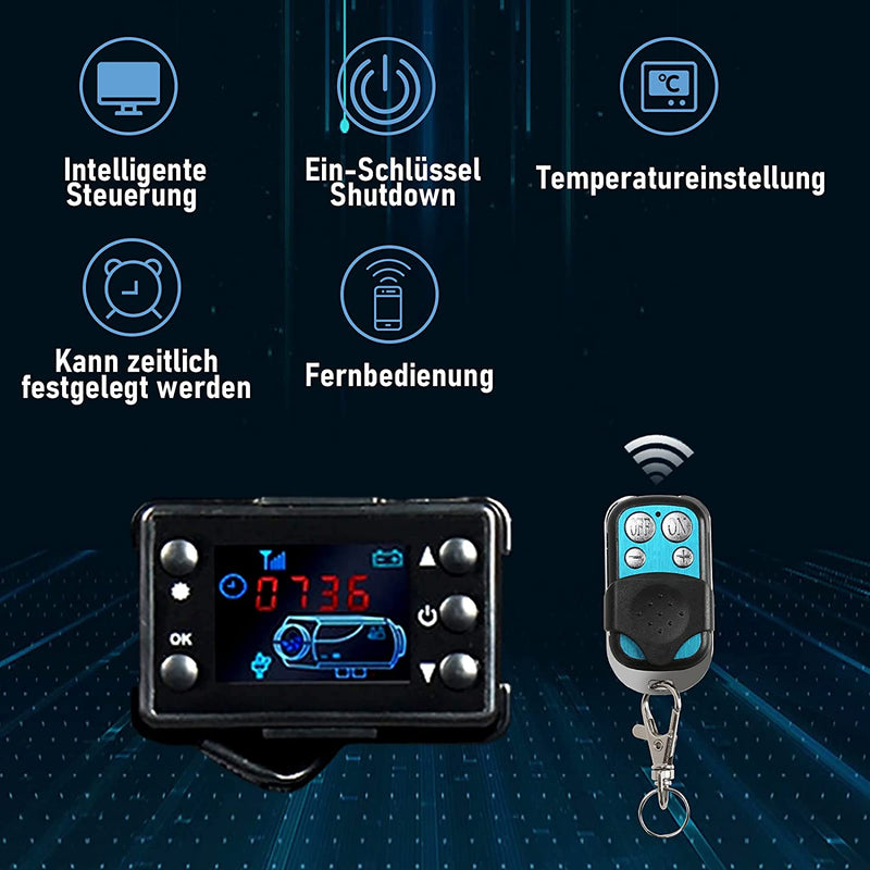 5KW 12V Auto Diesel-Heizung mit LCD Fernbedienung