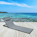 Wolketon Strandliege Verstellbar Mit Kissen Tragetasche Strandmatte Rückenlehne Faltbar
