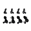 Einparkhilfe 8 Sensoren Auto Rückfahrwarner Rückfahrsystem Parksensoren Schwarz KFZ PKW PDC