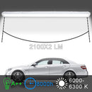 24W LED Feuchtraumleuchte Kaltweiß 150CM Wannenleuchte Tageslicht Industrie Strahler Werkstatt Beleuchtung IP65 Badlampe Leuchtstoff lamp ( 2er Set, G13 )