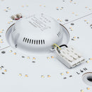 Online Shop Vingo 50W LED Deckenleuchte Rund Starlight-Design Kristall (Weiß/Warmweiß/Farbwechsel/Dimmbar)