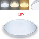 Runde 12W LED Deckenleuchte Sternenhimmel (Kaltweiß/Warmweiß/Farbwechsel)