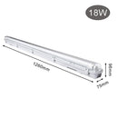 18W LED Feuchtraumleuchte 120CM Warmweiß LED Röhre T8, G13