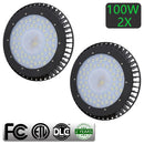 Wolketon Onlineshop Günstig Kaufen 2X 100W UFO Hallenleuchte Hallenfluter Industrielampe Kaltweiß IP44