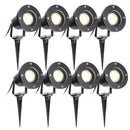 Wolketon Onlineshop Günstig Kaufen 8 Stück LED GU10 4W Gartenstrahler GartenBeleuchtung Warmweiß