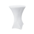 Wolketon Onlineshop Günstig Kaufen Weiß Stretchhusse für Bistrotisch/Stehtisch Größe:Ø 70-110 cm