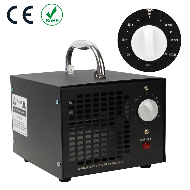 Newgen Medicals Ozongenerator Auto: Kompakter Akku-Ozongenerator Für Reine Raumluft, LED-Display, Mobil (Ozongerät, Ozon Luftreiniger, Desinfektion