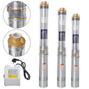 Wolketon Onlineshop Günstig Kaufen Tiefbrunnenpumpe Brunnenpumpe Sandverträglich Automatische Wasserpumpe Tauchdruckpumpe 3.7KW - 1.1KW