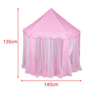 Hengda Kinderzelt Spiel Princess Castle für Kinder Pink Castle-Spiel für den Innen und Außenbereich