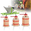 Hengda 6L/7L/12L/18L Fruchtpresse Obstpresse Saft Beerenpresse Mühle Obstmühle Maischepresse Juicer Presstuch